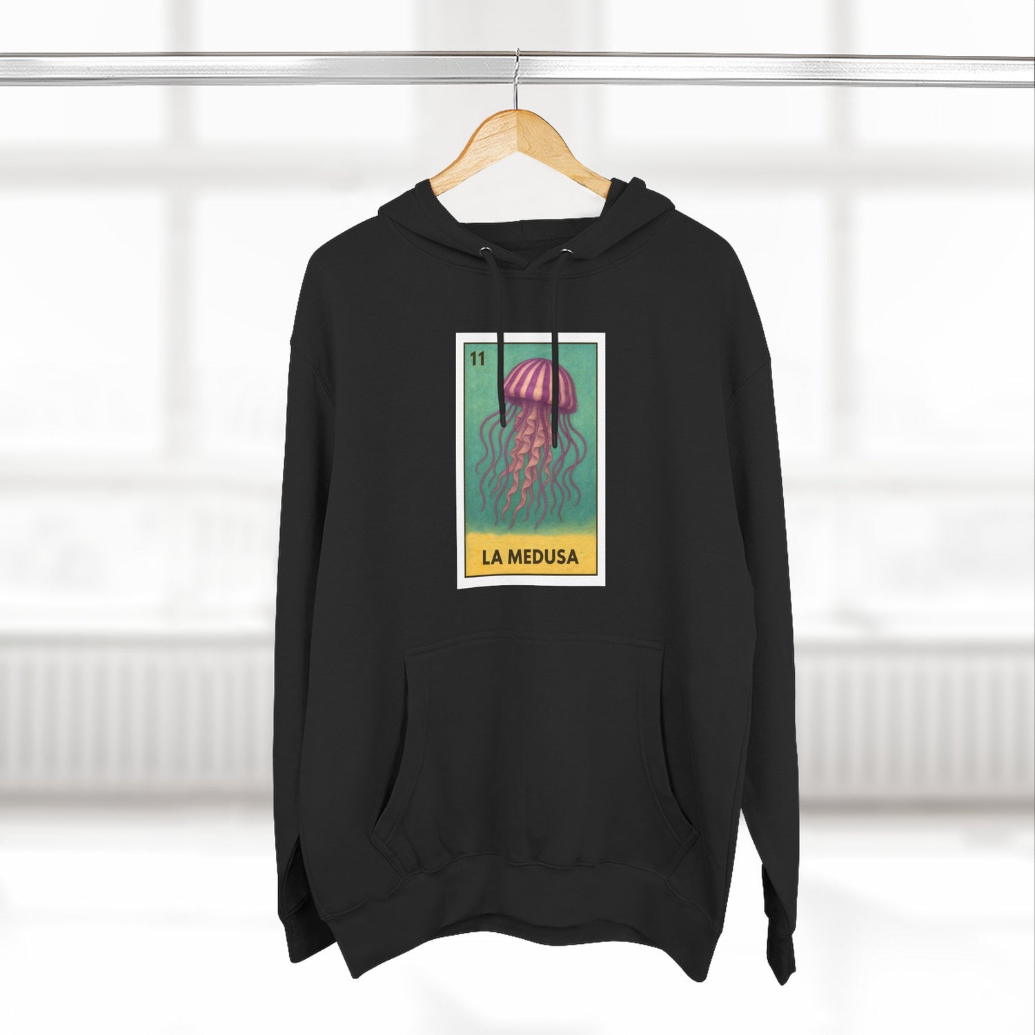 Sea Jelly Lotería Fleece Hoodie