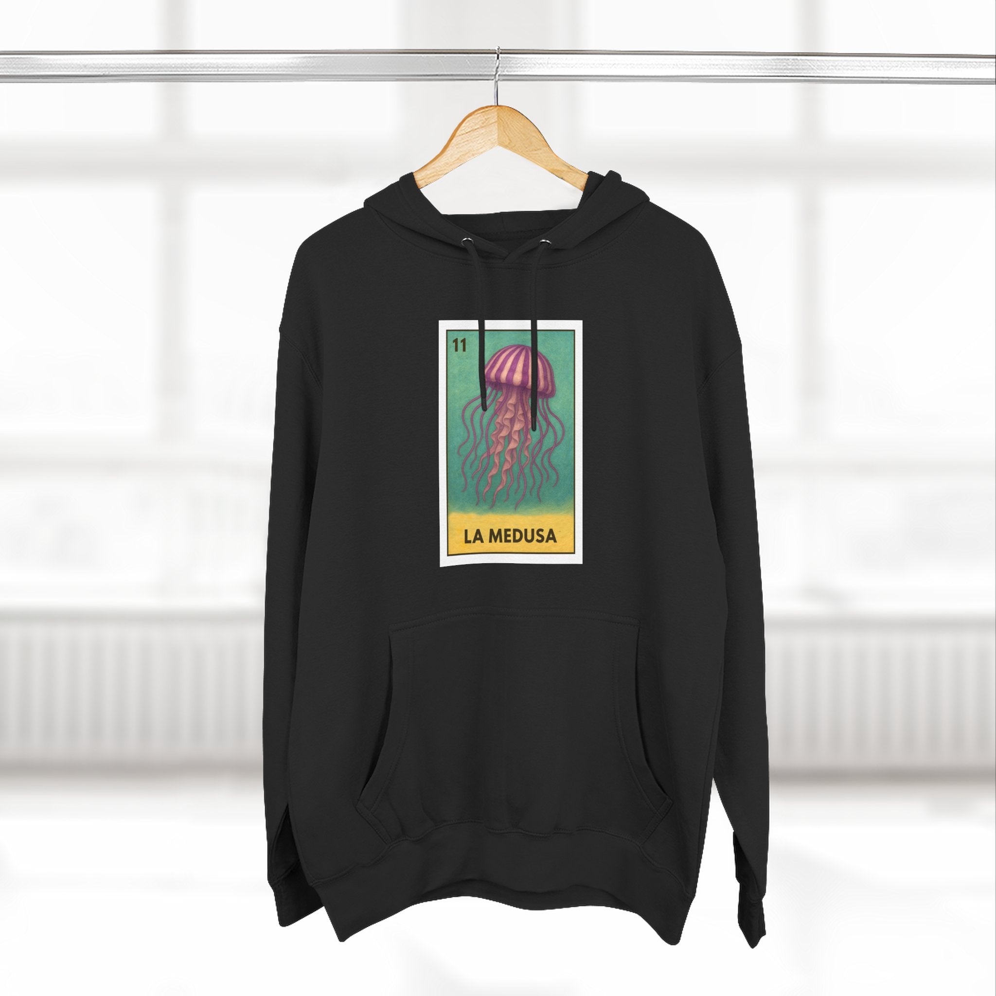 Sea Jelly Lotería Fleece Hoodie