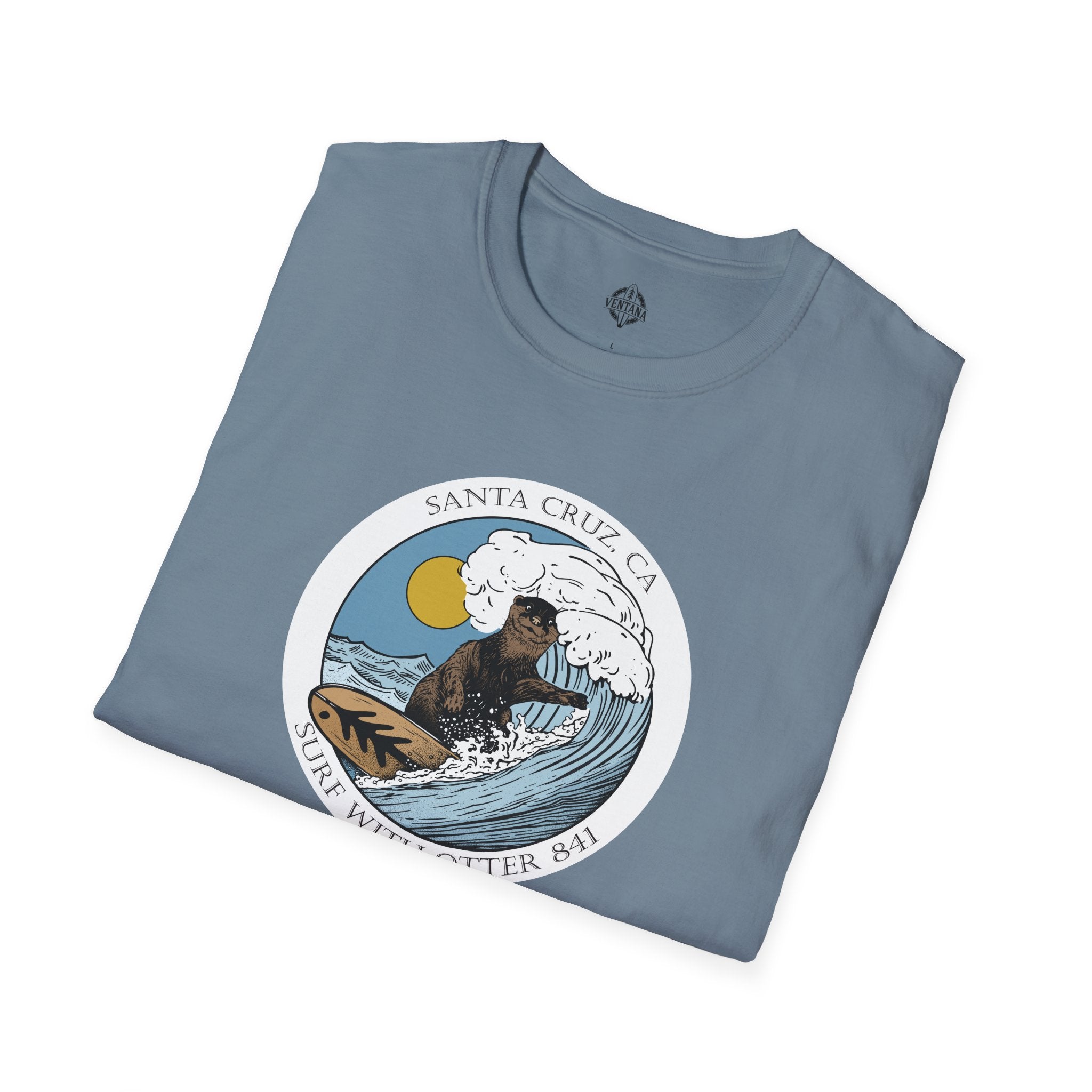 Surf with Otter 841 T-Shirt