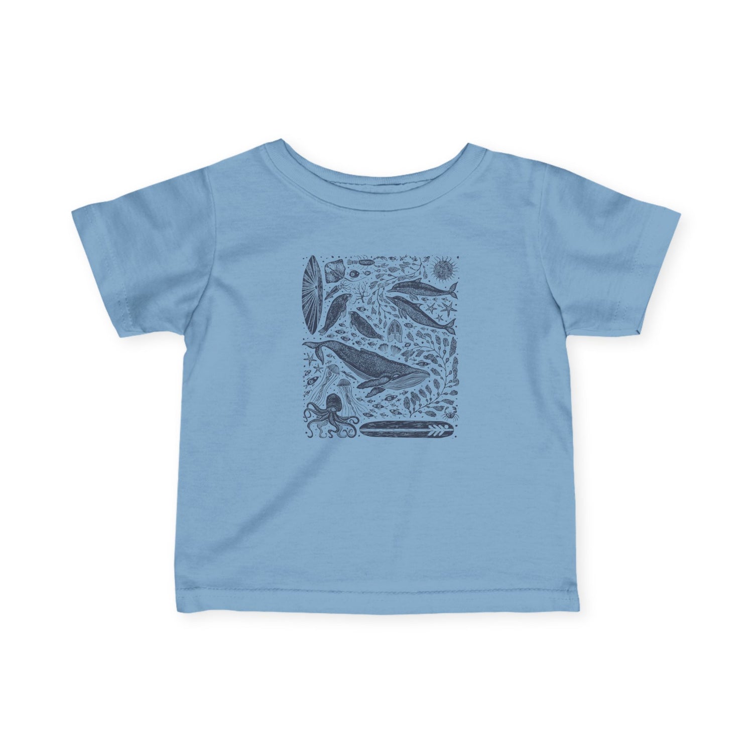 Ventana Marine Life by Lili Arnold infant cotton t-shirt image 1