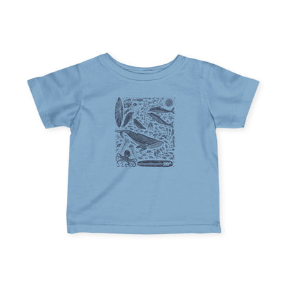 Ventana Marine Life by Lili Arnold infant cotton t-shirt image 1
