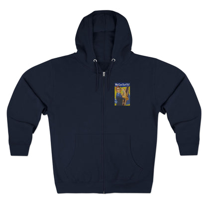 Rosie the Surfer zip fleece hoodie image 1