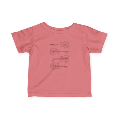 Ventana Santa Cruz Guitar Collab infant cotton t-shirt image 17