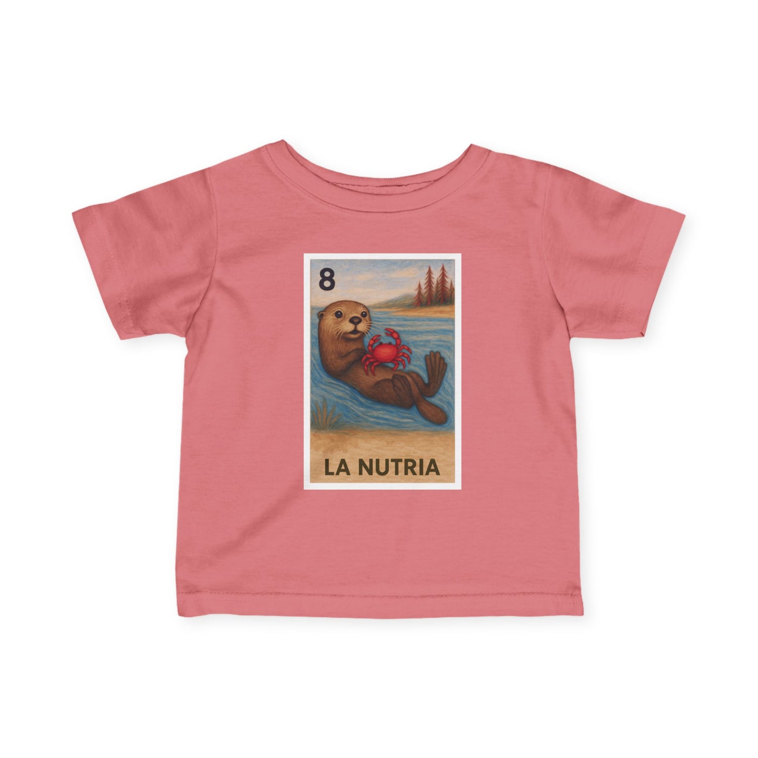 Sea Otter Lotería infant cotton t-shirt image 18