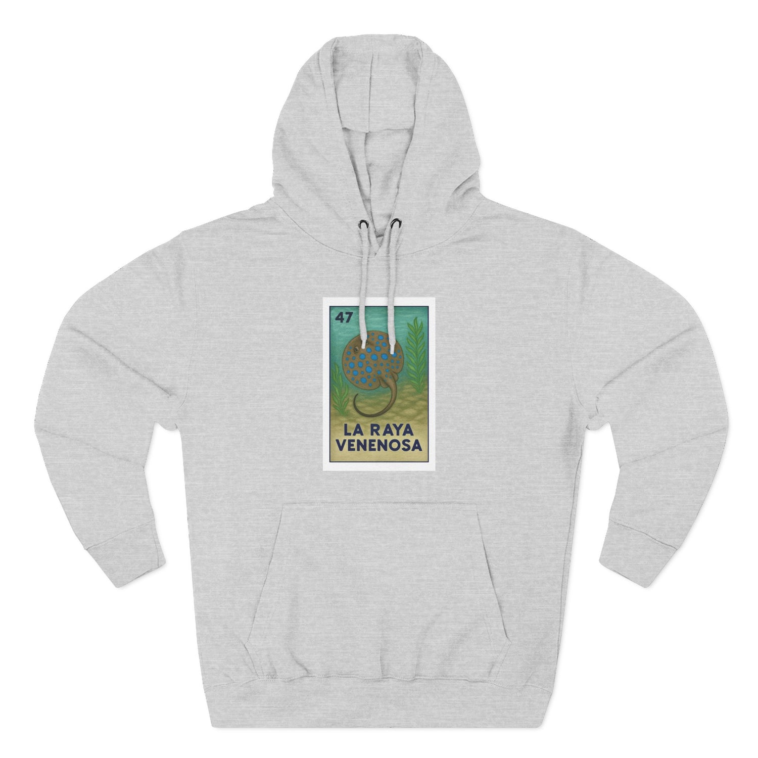 Stingray Lotería fleece hoodie image 5