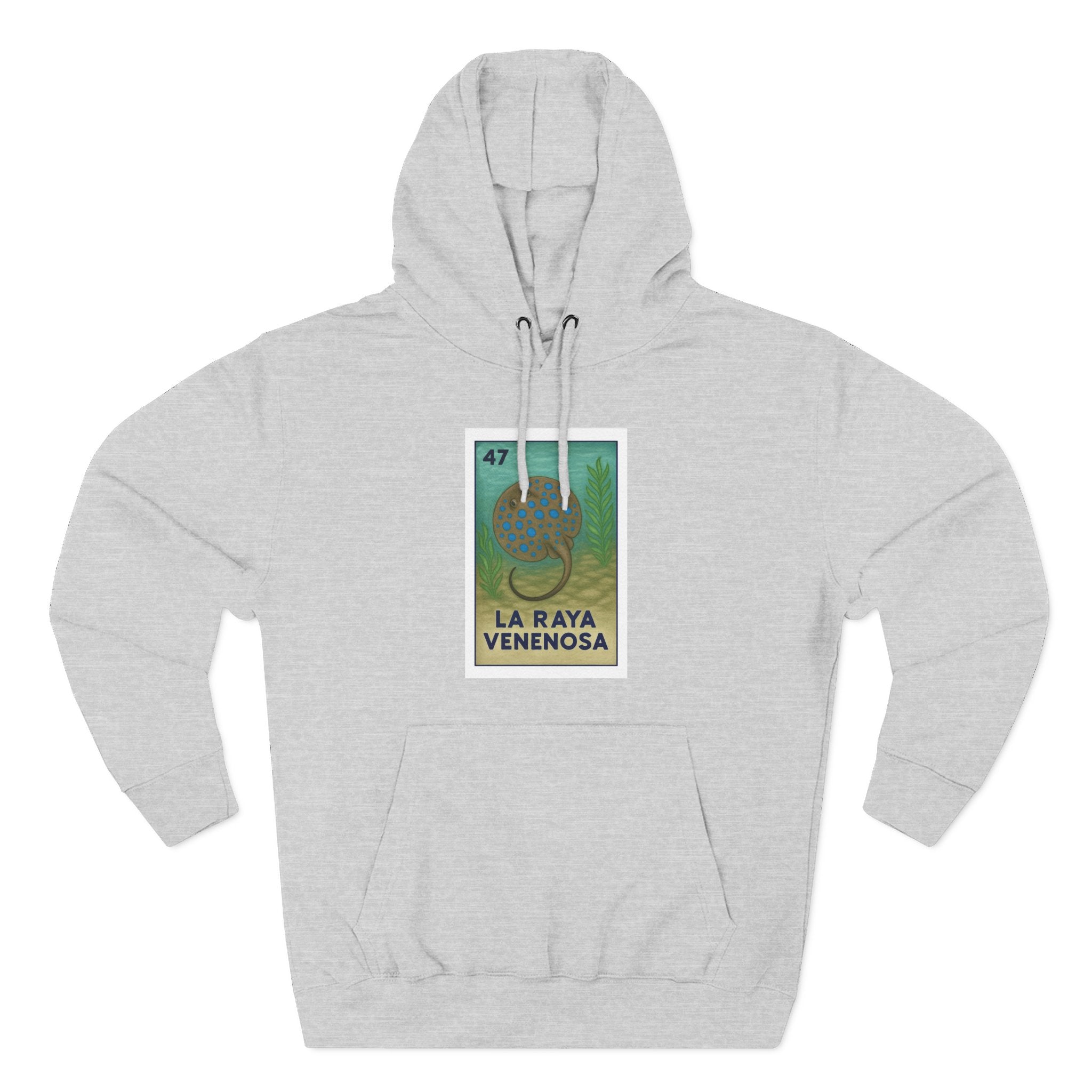 Stingray Lotería fleece hoodie image 5