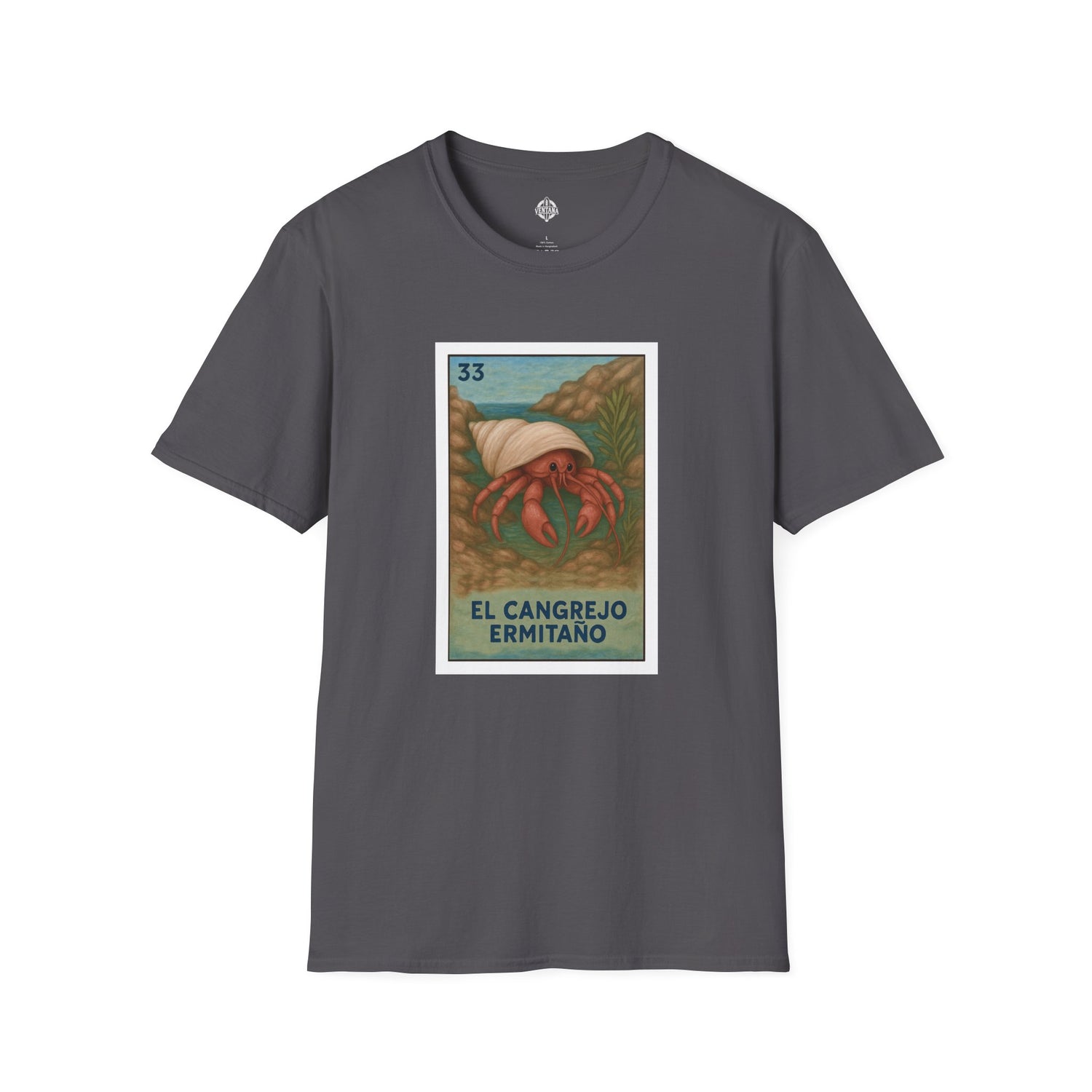 Hermit Crab Lotería cotton t-shirt image 13