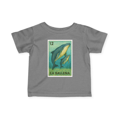 Whale Lotería infant cotton t-shirt image 10