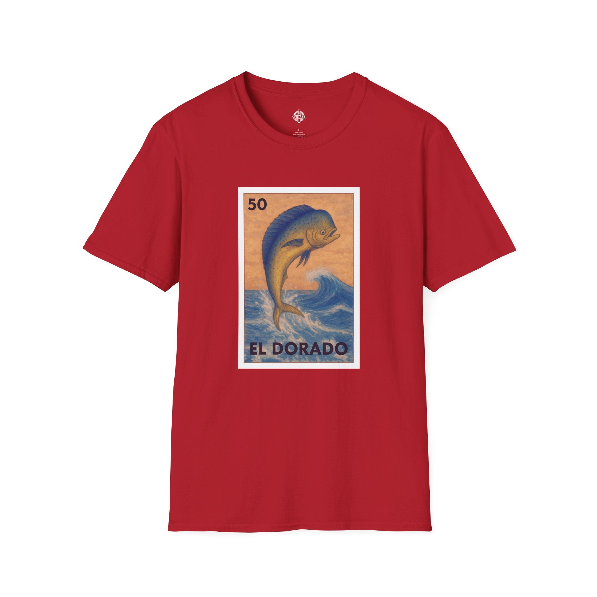 Dorado Lotería Unisex - Soft Style U.S. Cotton T-Shirt (El Dorado)