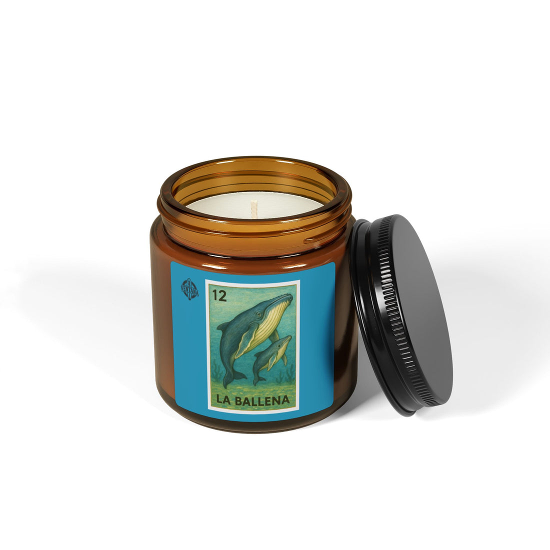 Whale Lotería - Scented Soy Candle (La Ballena)