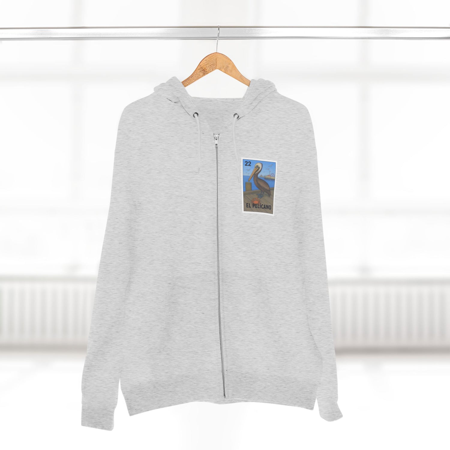 Pelican Lotería zip fleece hoodie image 9