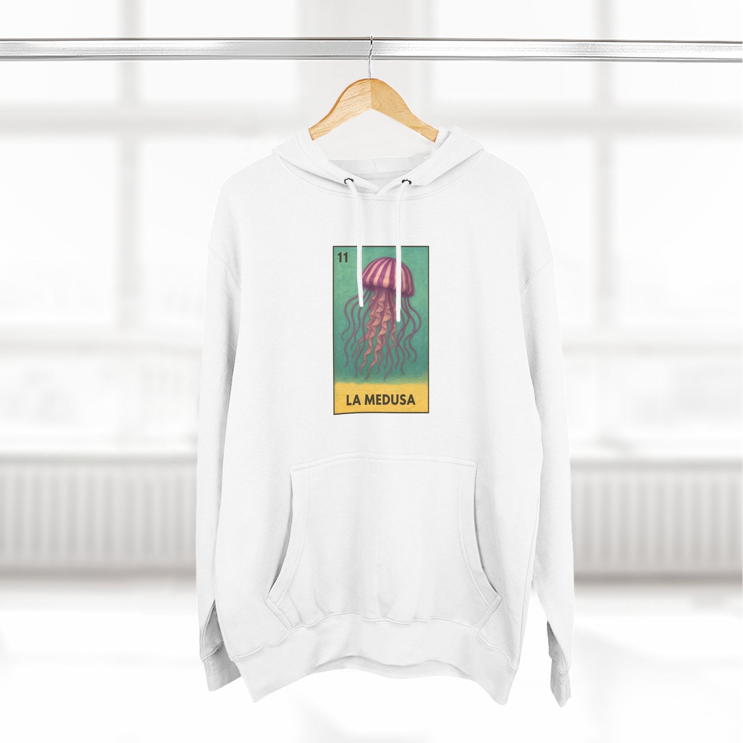 Sea Jelly Lotería fleece hoodie image 13