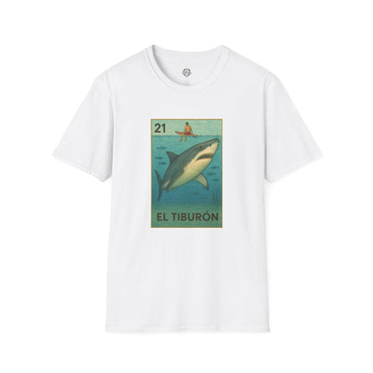 Shark Lotería cotton t-shirt image 3