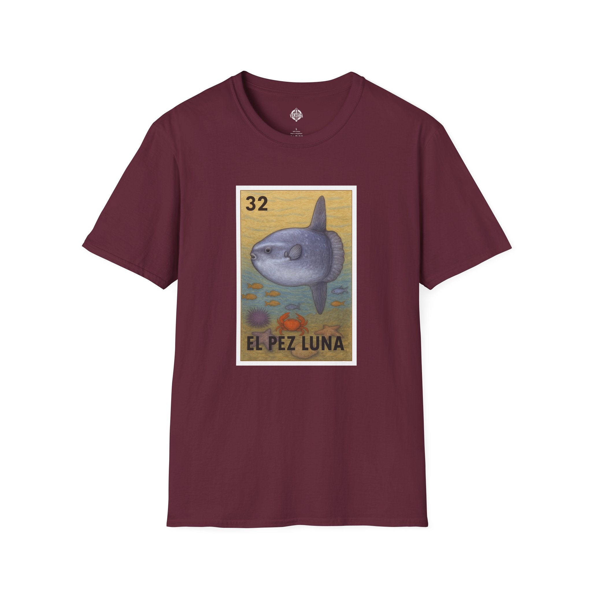 Sunfish Lotería cotton t-shirt image 6