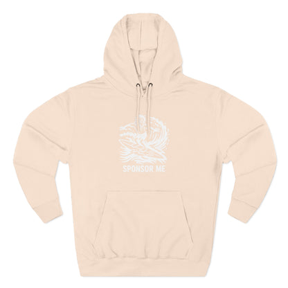 Sponsor Me Unisex - Pull-Over Cotton Blend Fleece Hoodie