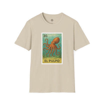 Octopus Lotería cotton t-shirt image 2