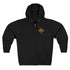 Surfing Grizzly Bear by Fabian Lavater zip fleece hoodie image 5