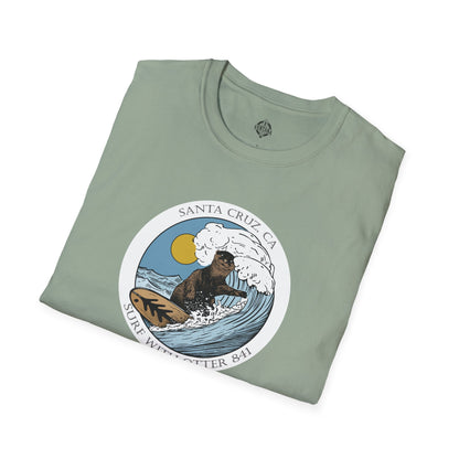 Surf with Otter 841 T-Shirt