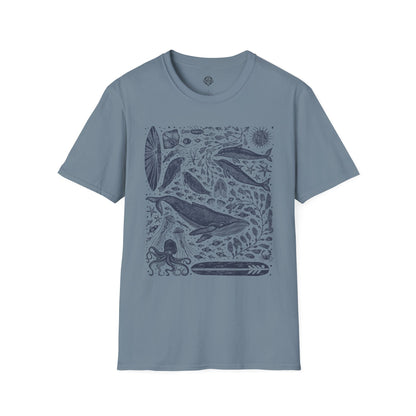 Ventana Marine Life by Lili Arnold cotton t-shirt image 10