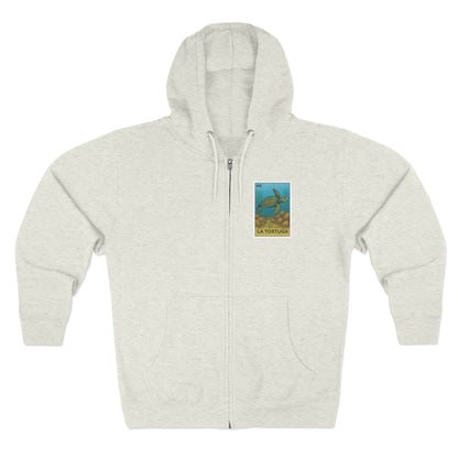 Turtle Lotería zip fleece hoodie image 2