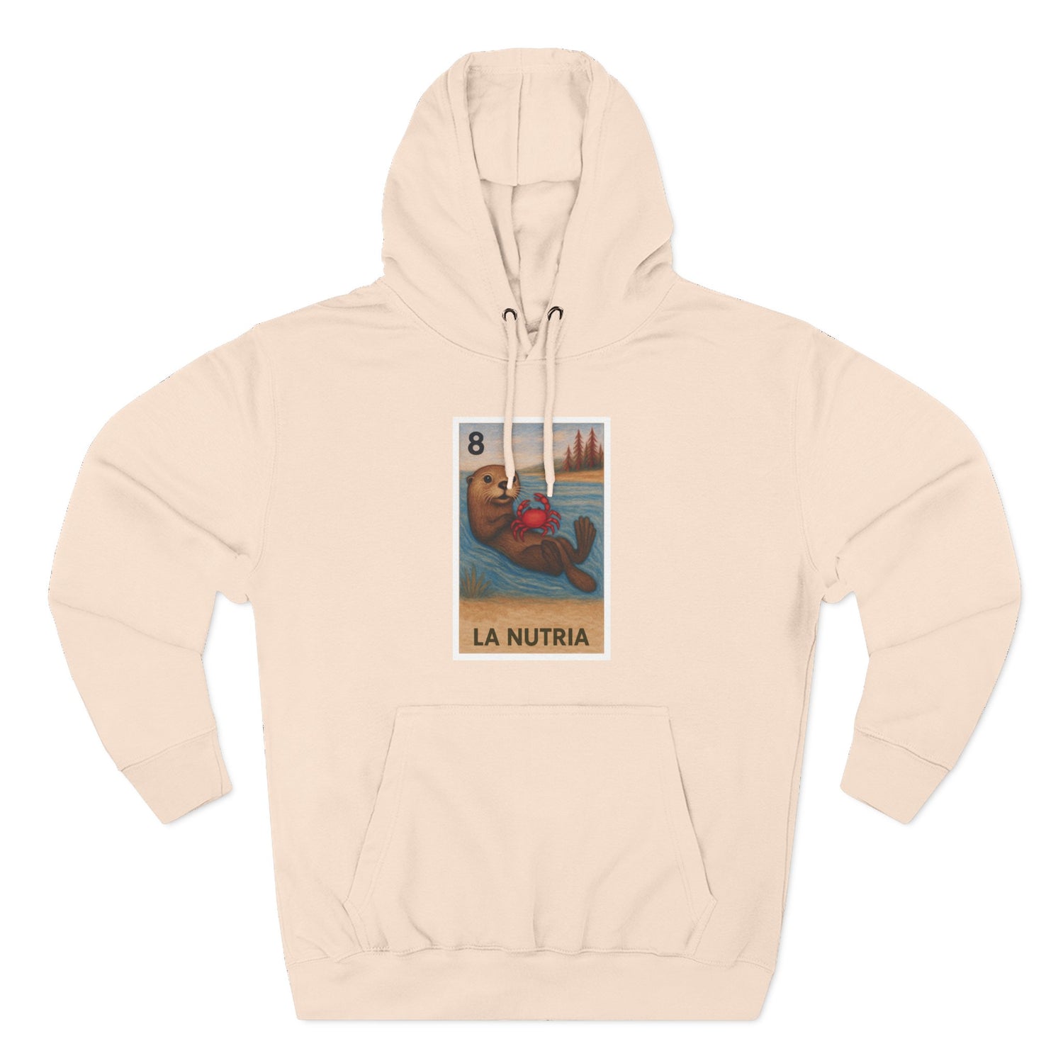 Sea Otter Lotería fleece hoodie image 8