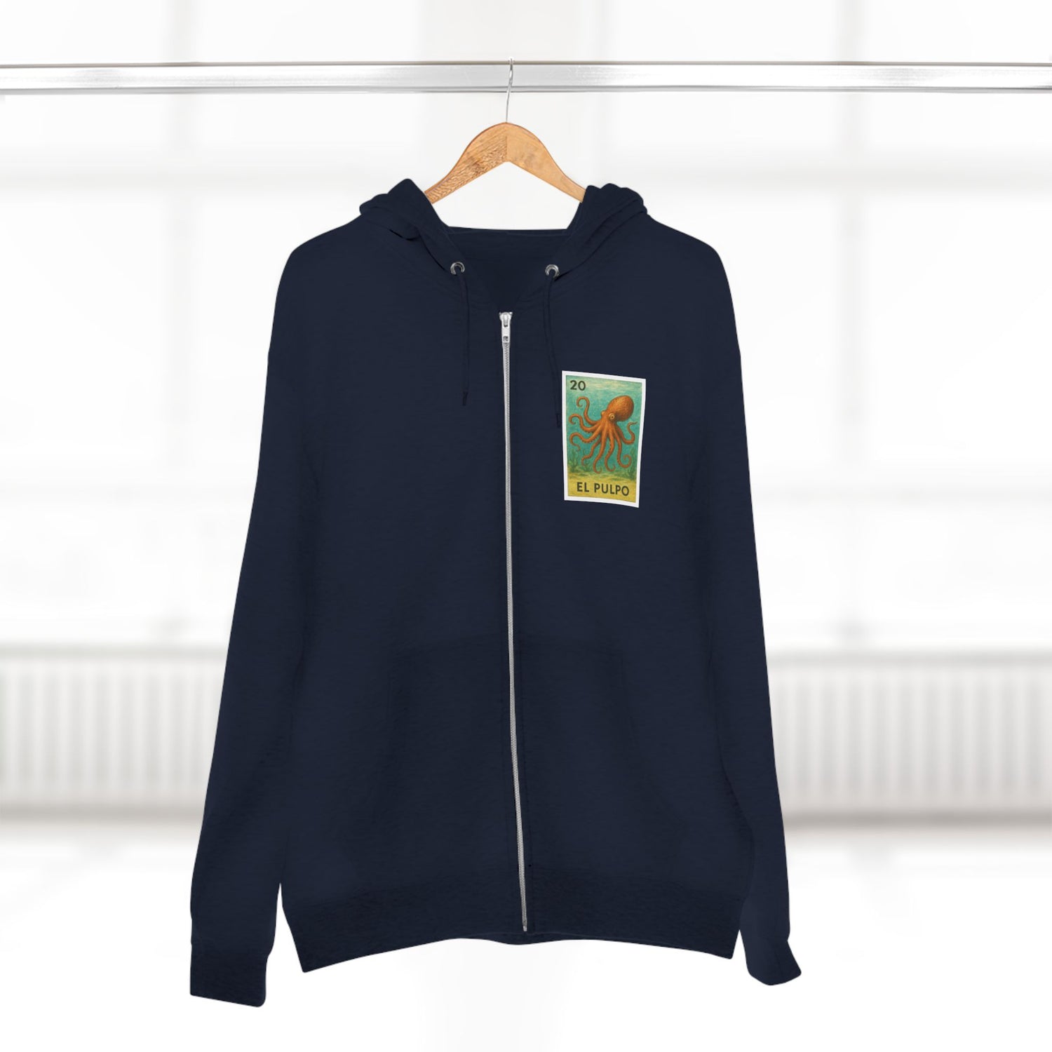 Octopus Lotería Zip Hoodie