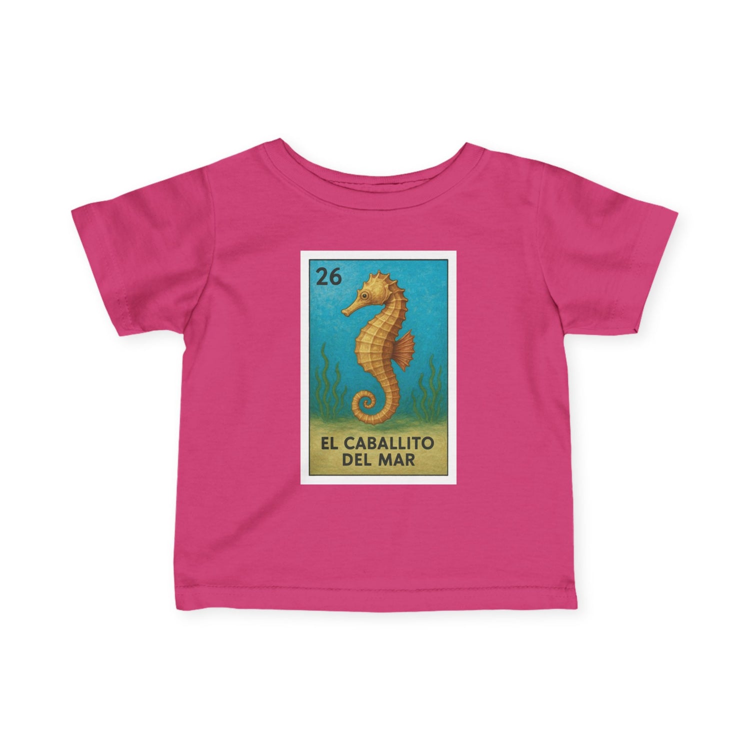 Seahorse Lotería infant cotton t-shirt image 15