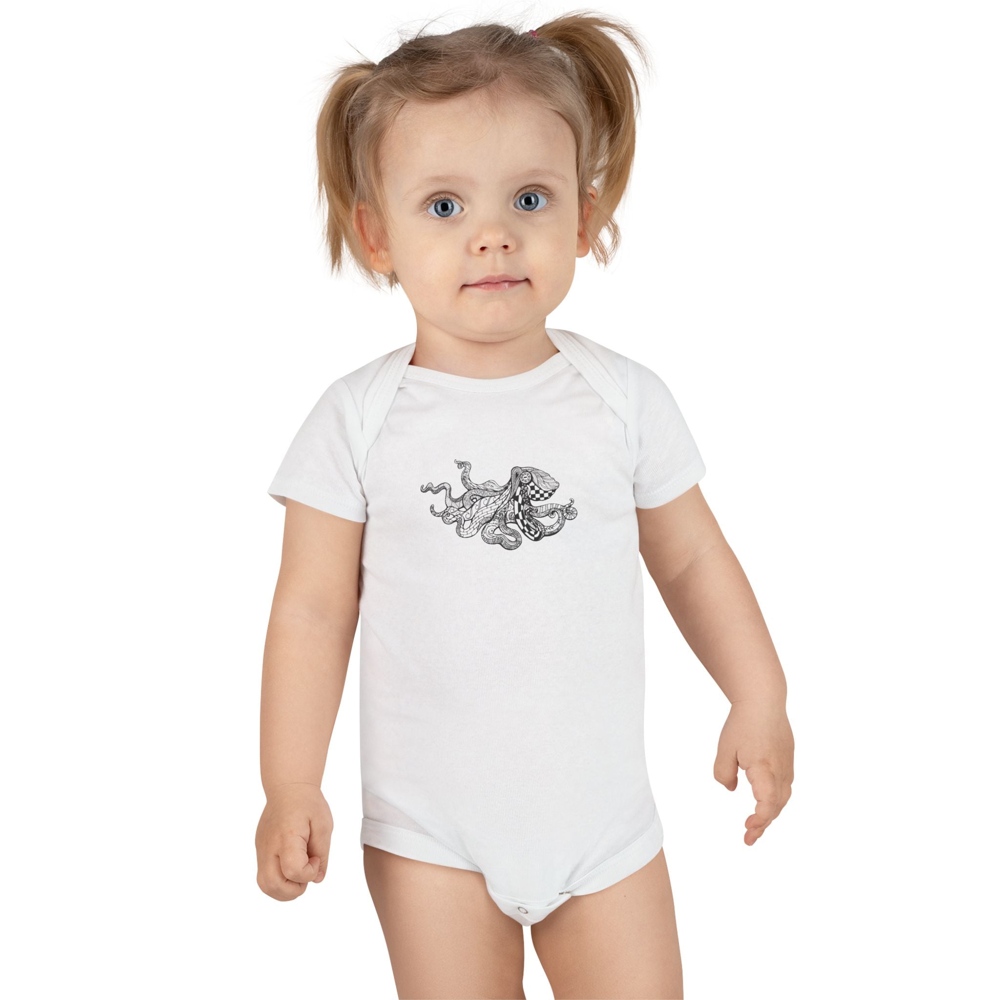 Ventangle Octopus baby cotton onesie image 7