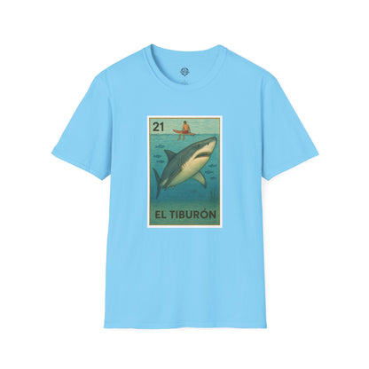 Shark Lotería cotton t-shirt image 10