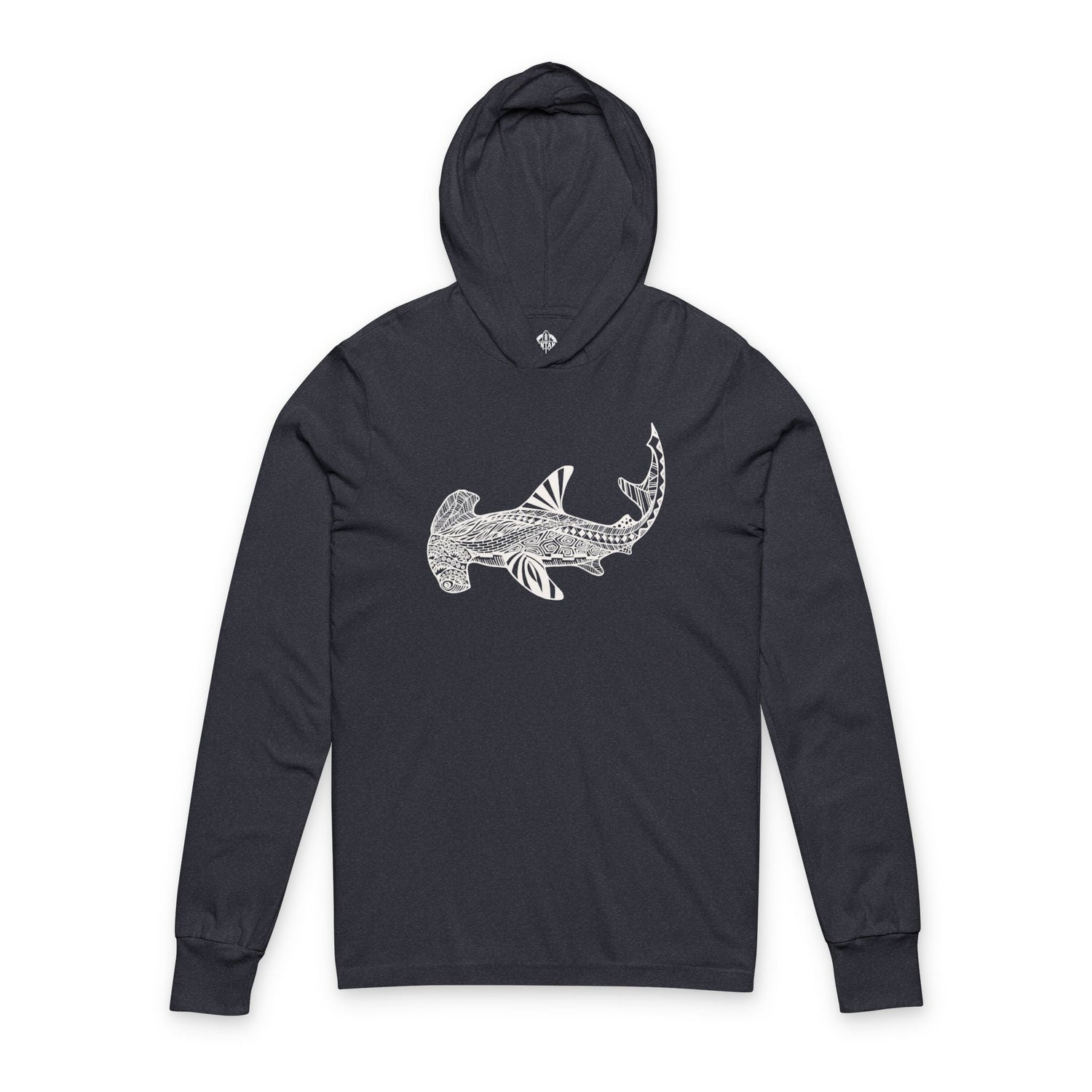 Ventangle Hammerhead cotton hooded long sleeve t-shirt image 1