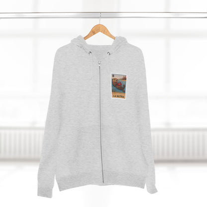 Sea Otter Lotería zip fleece hoodie image 9