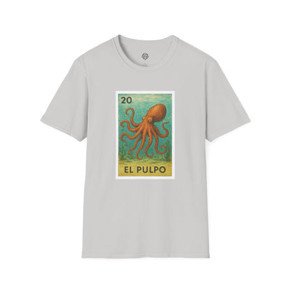 Octopus Lotería cotton t-shirt image 4