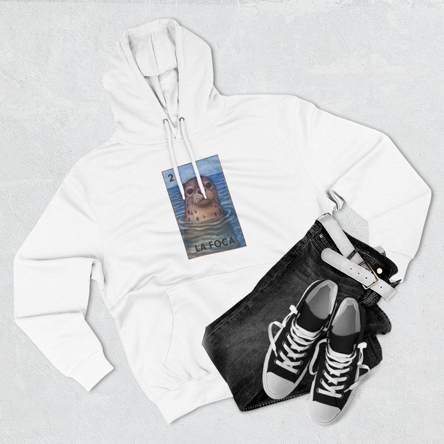 Seal Lotería fleece hoodie image 12