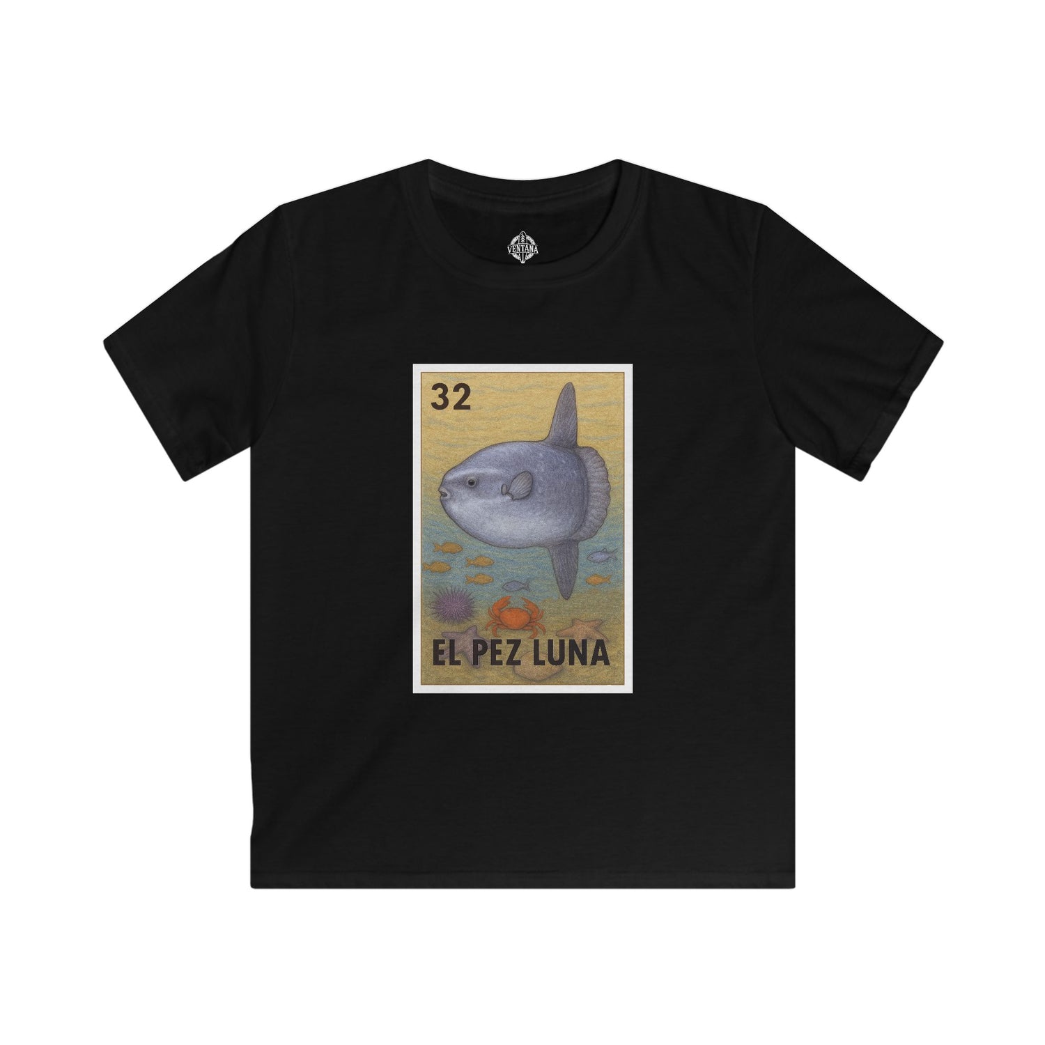 Sunfish Lotería kids soft style t-shirt image 5