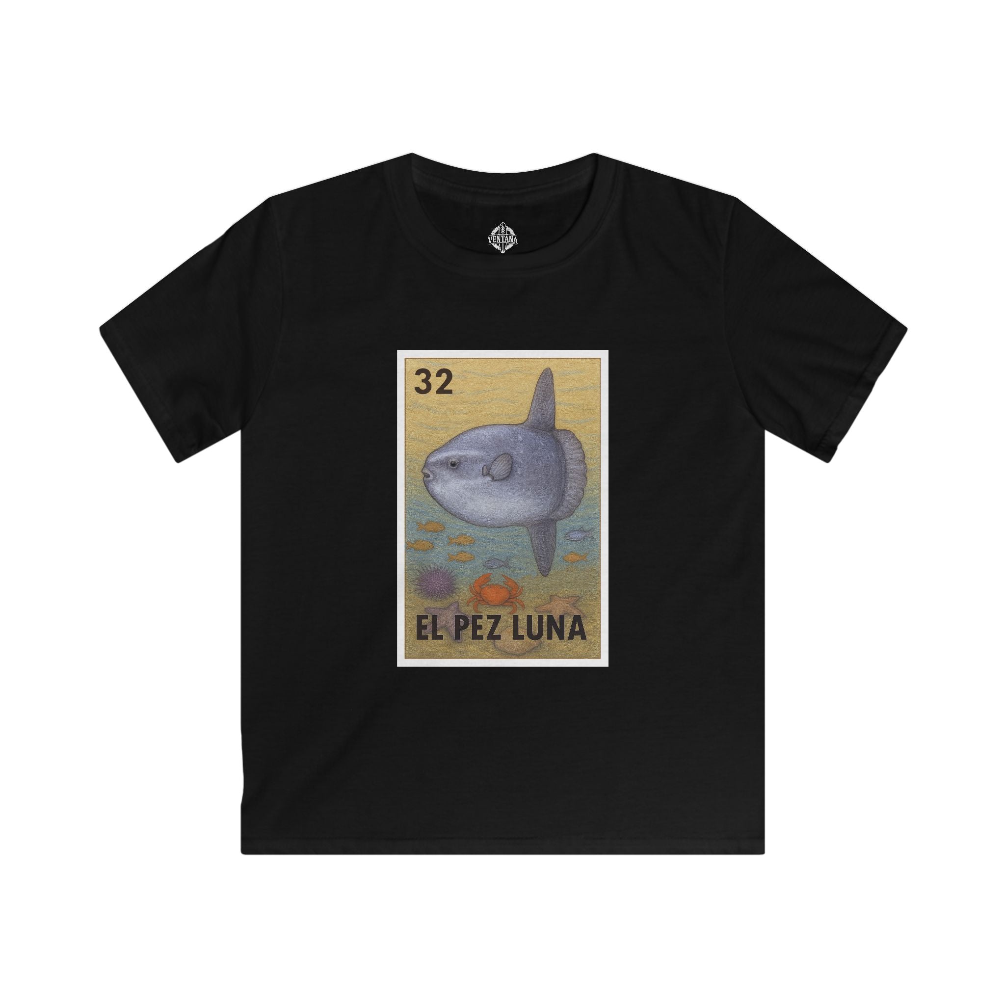 Sunfish Lotería kids soft style t-shirt image 5