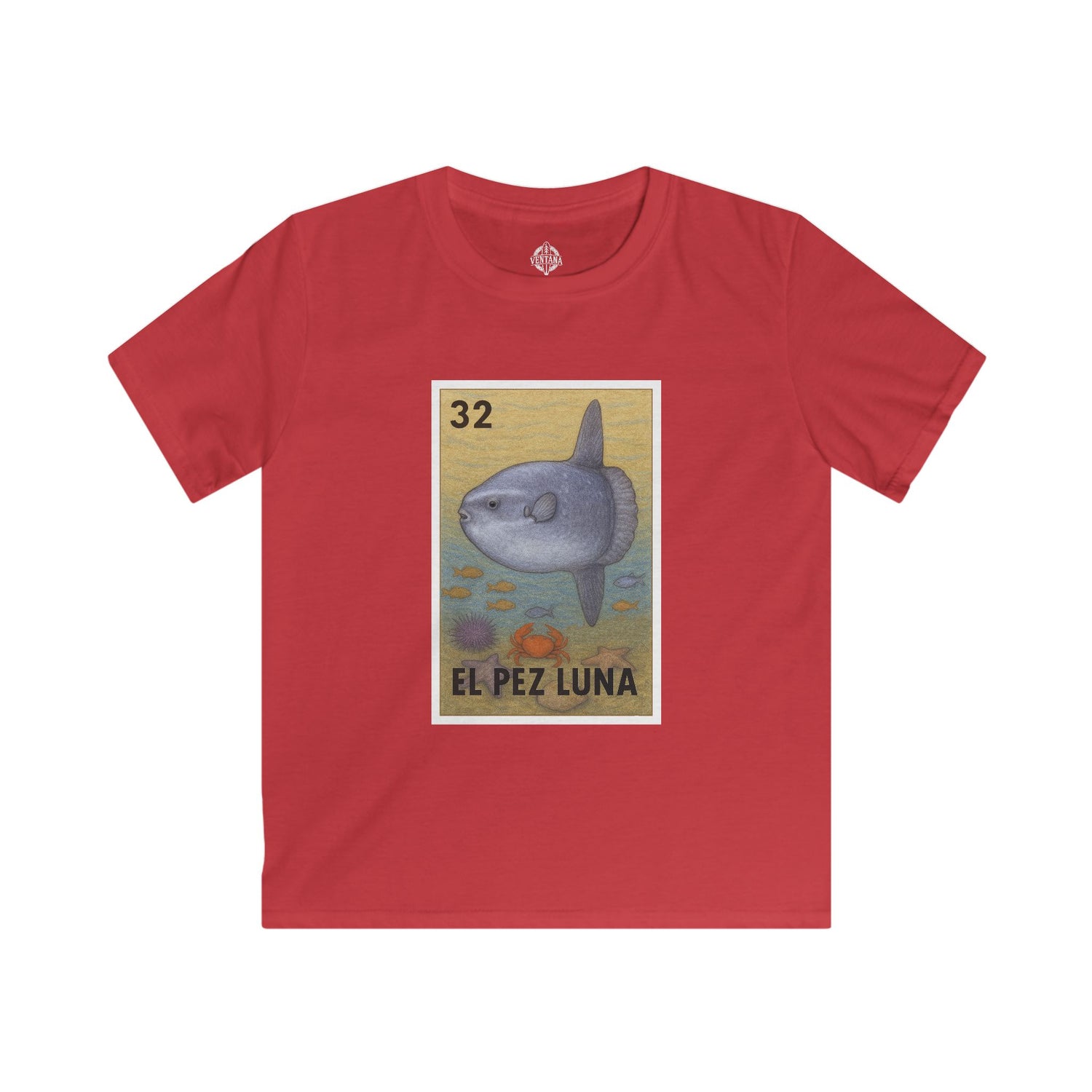 Sunfish Lotería kids soft style t-shirt image 12