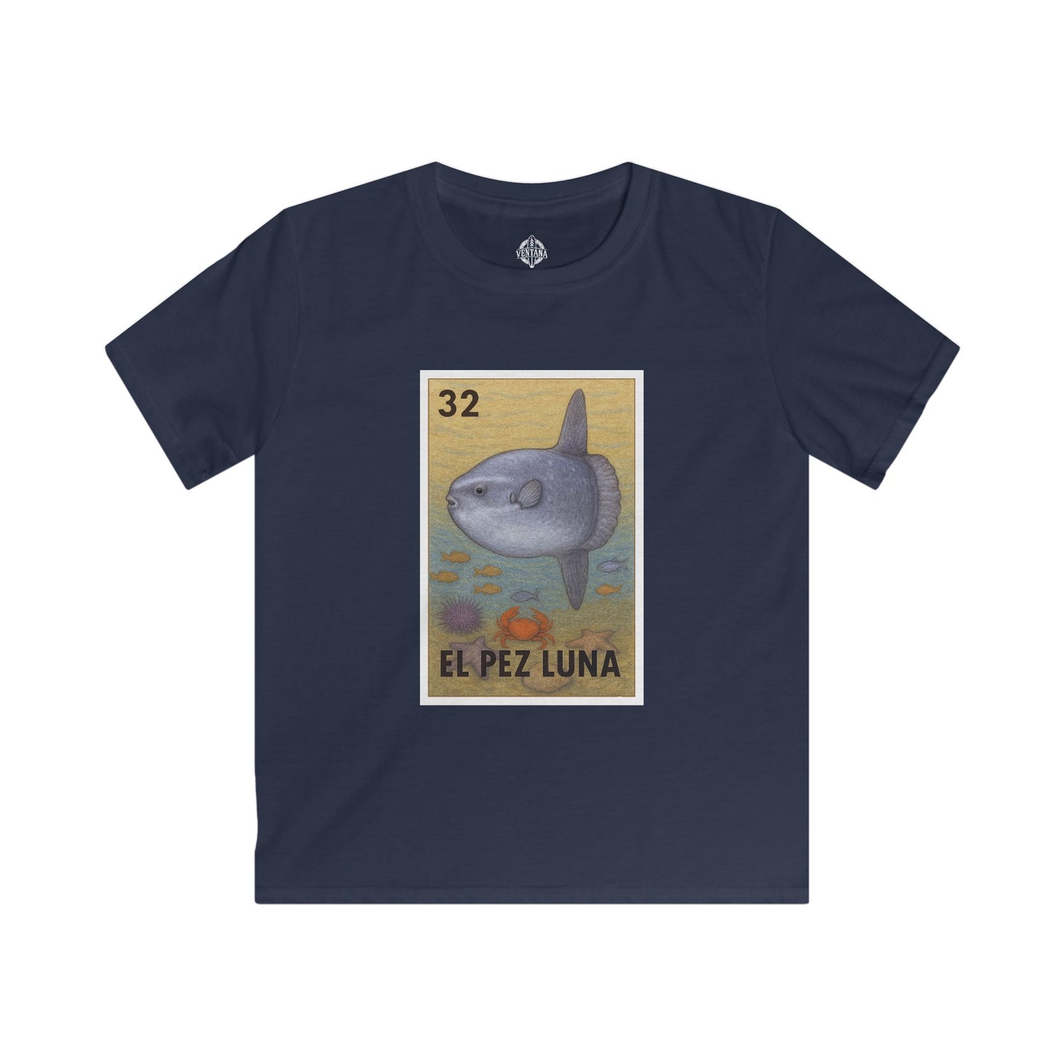 Sunfish Lotería kids soft style t-shirt image 1