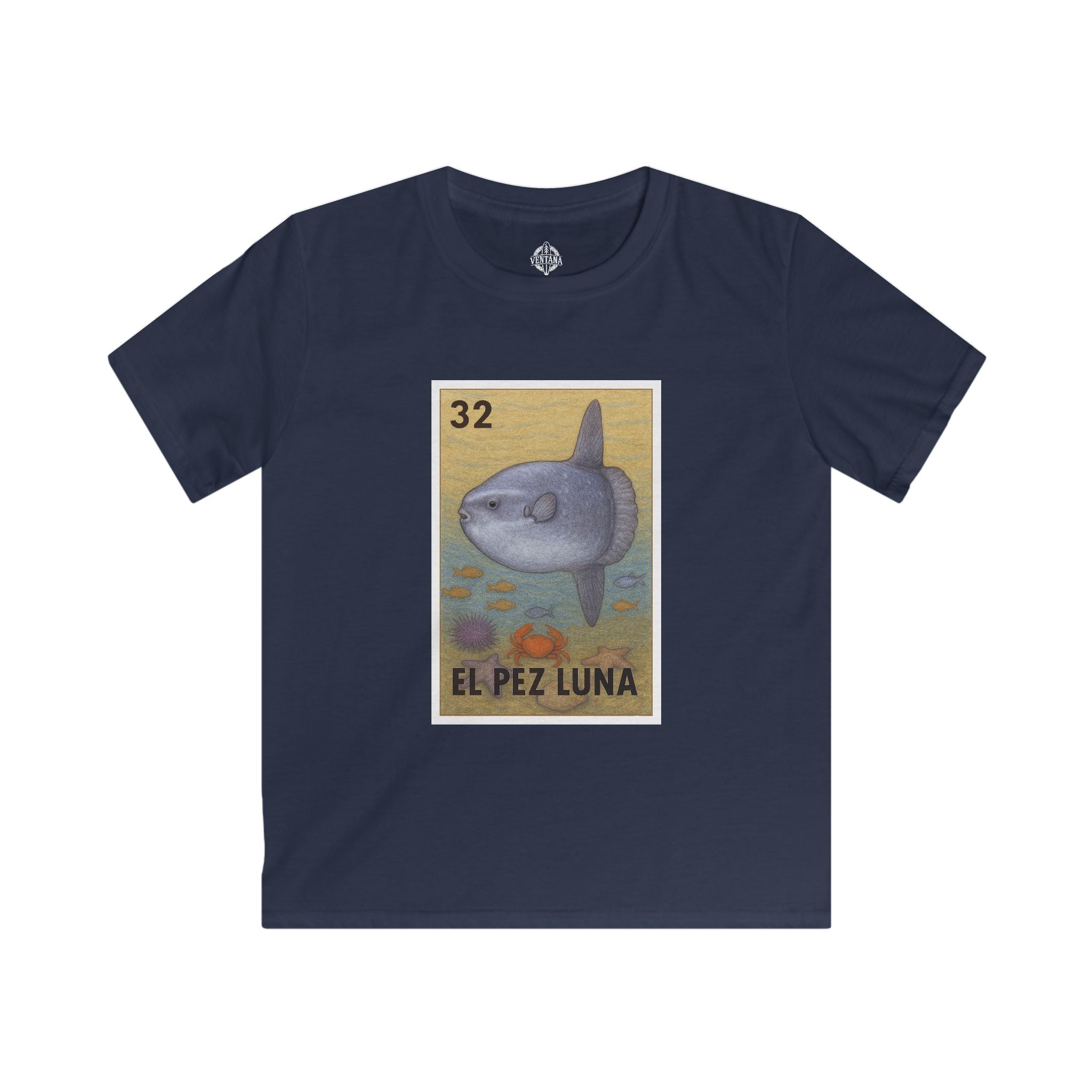 Sunfish Lotería kids soft style t-shirt image 1