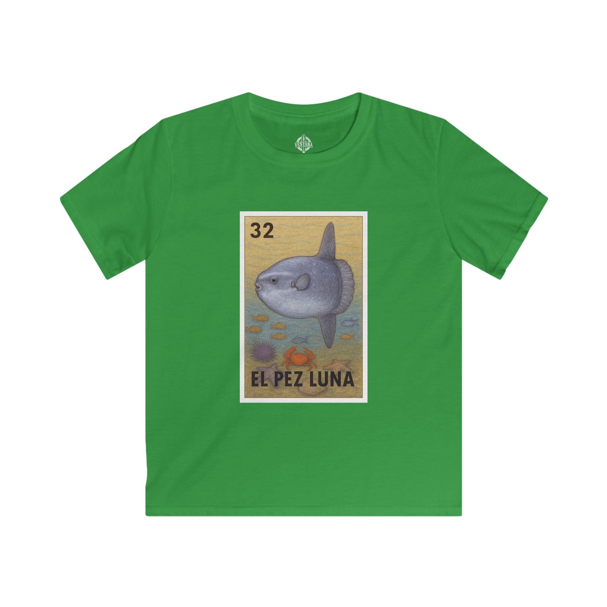 Sunfish Lotería kids soft style t-shirt image 8