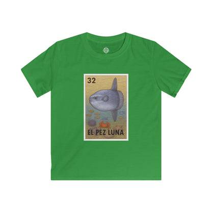 Sunfish Lotería kids soft style t-shirt image 8