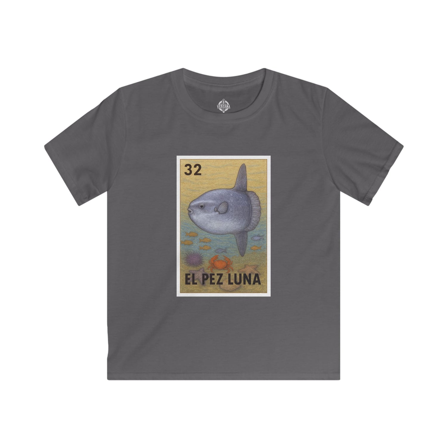 Sunfish Lotería kids soft style t-shirt image 9