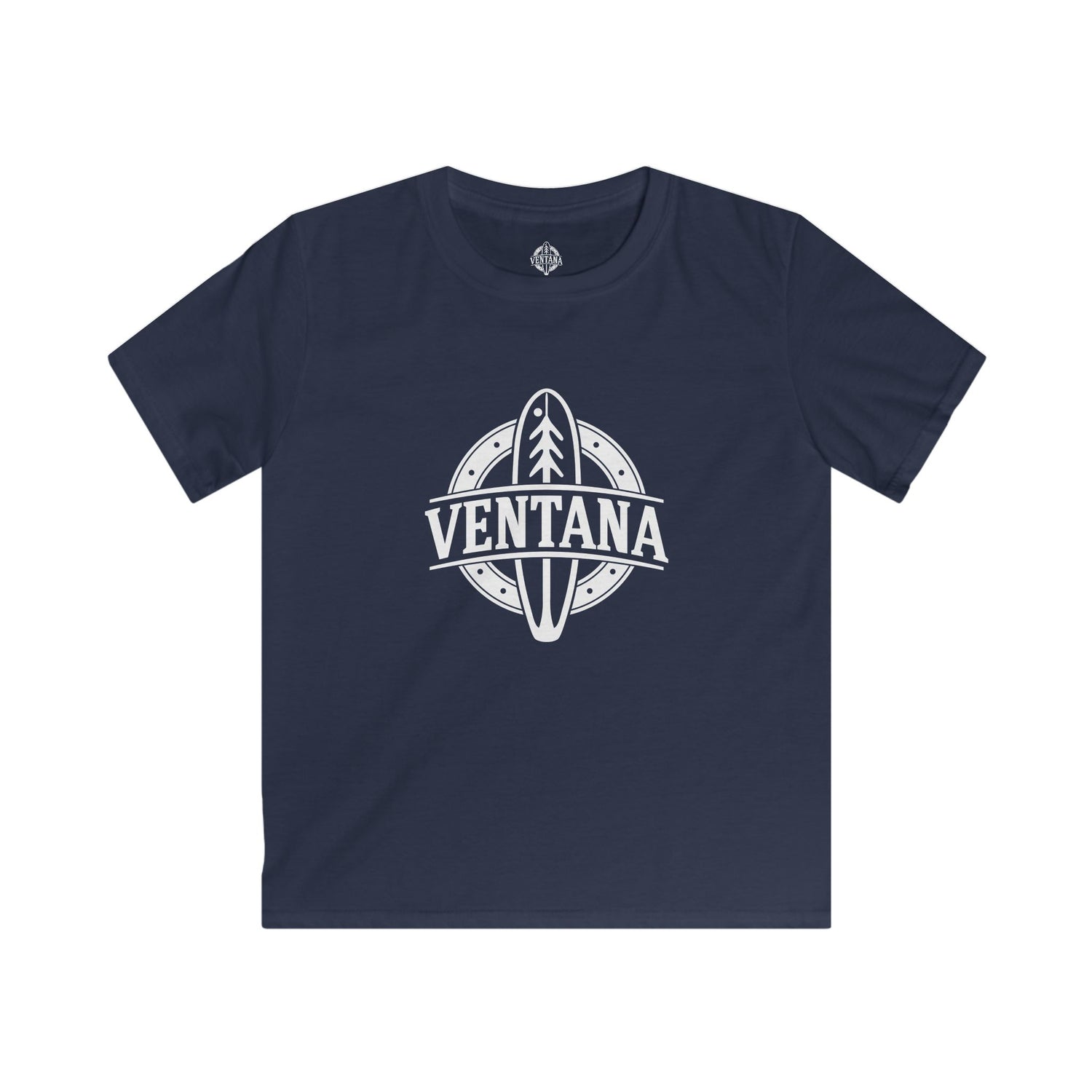 Ventana Psychedelic Treefish Logo kids soft style t-shirt image 1