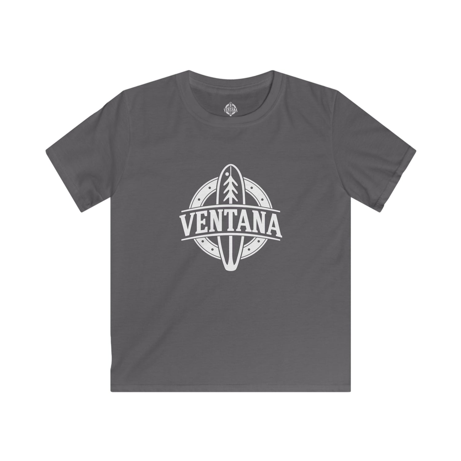 Ventana Psychedelic Treefish Logo kids soft style t-shirt image 9