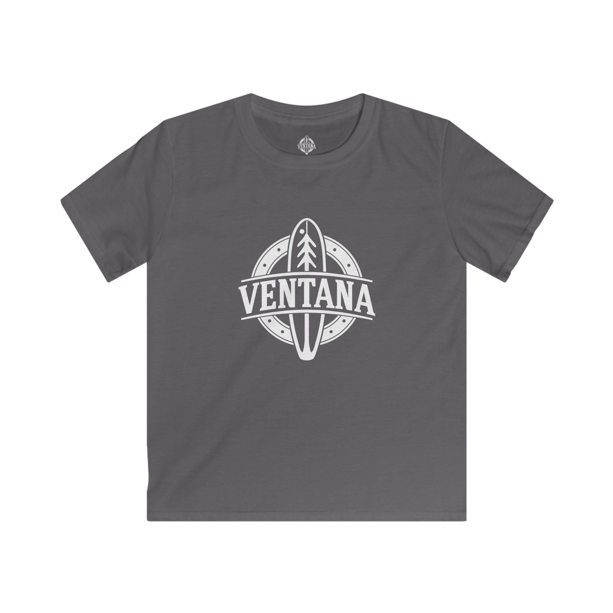 Ventana Psychedelic Treefish Logo kids soft style t-shirt image 9