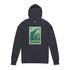 Whale Lotería cotton hooded long sleeve t-shirt image 1