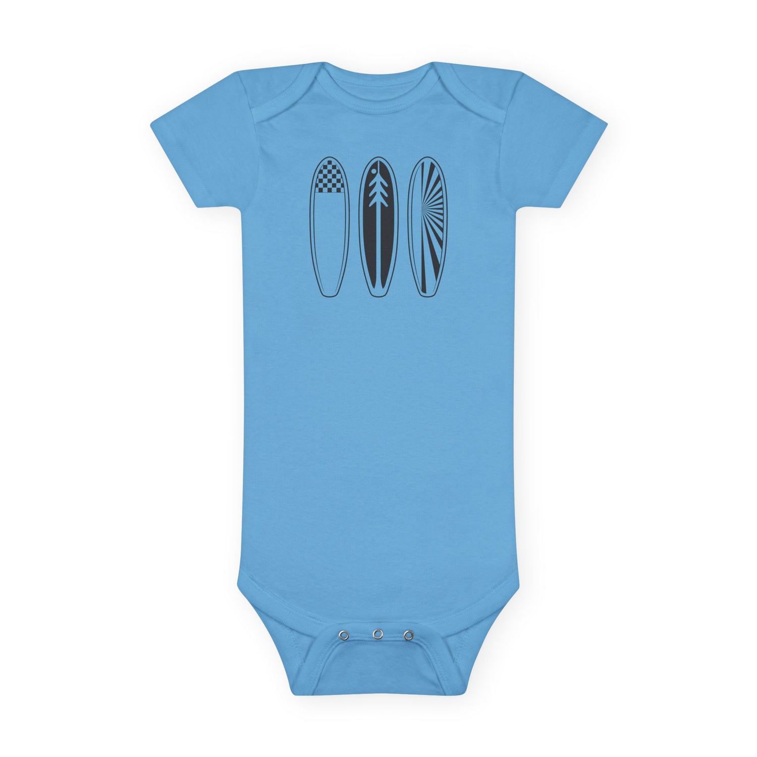 Ventana Three Board baby cotton onesie image 1