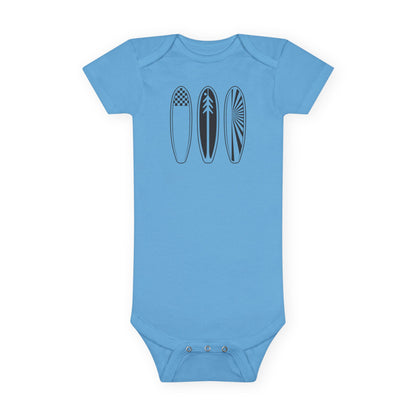Ventana Three Board baby cotton onesie image 1