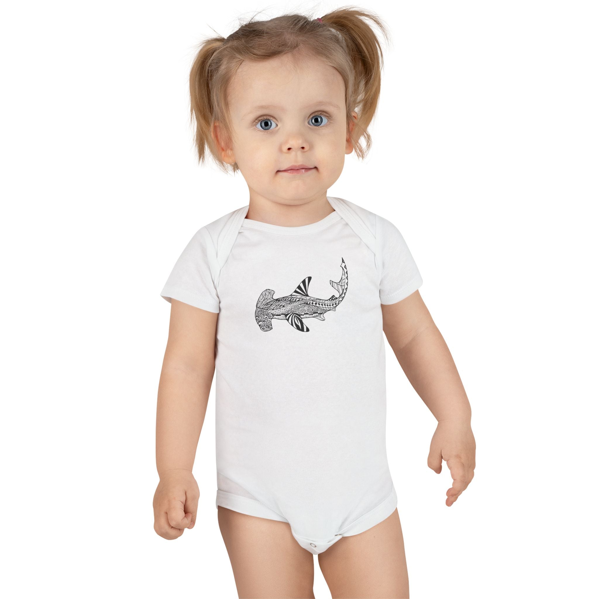 Ventangle Hammerhead baby cotton onesie image 7