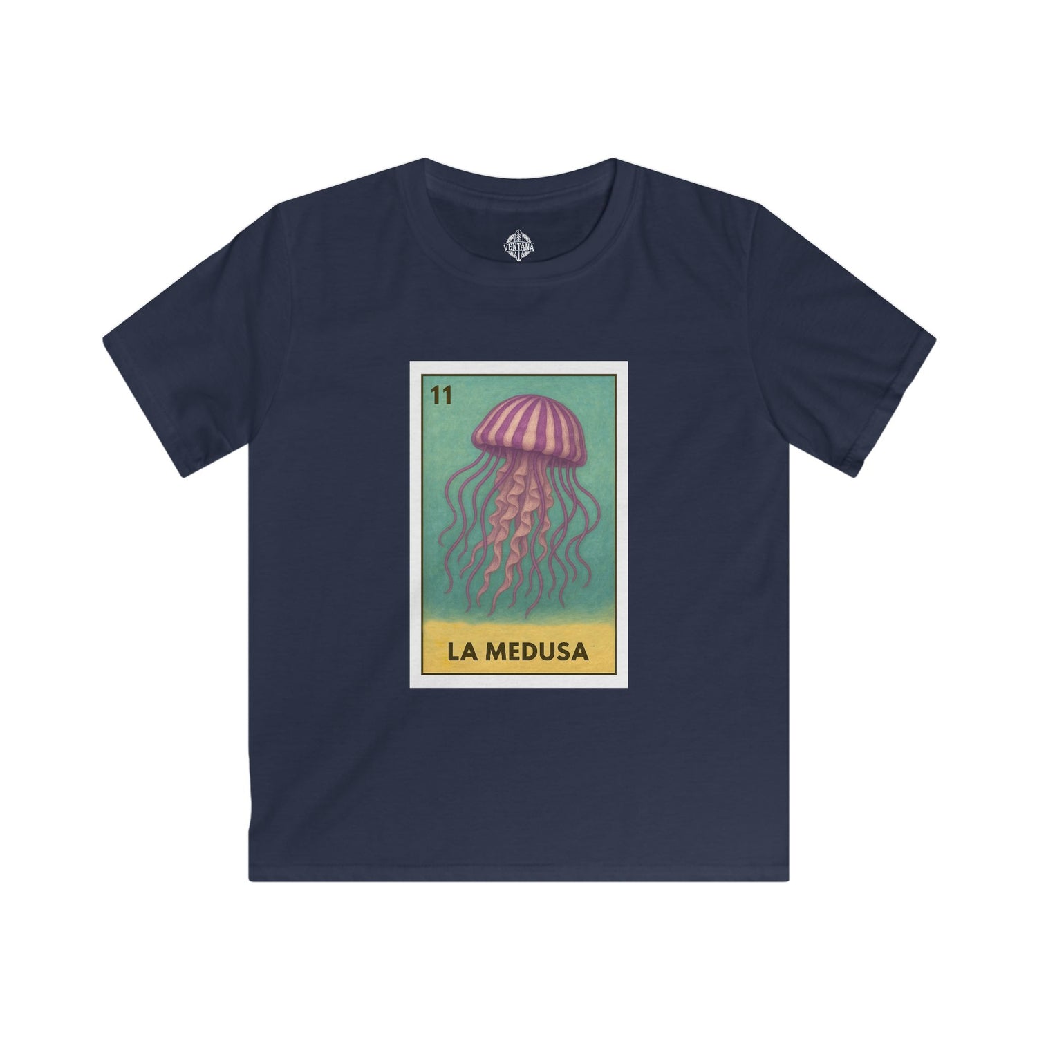 Sea Jelly Lotería kids soft style t-shirt image 1