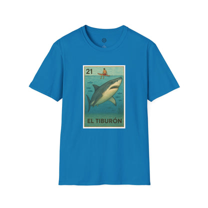 Shark Lotería cotton t-shirt image 12